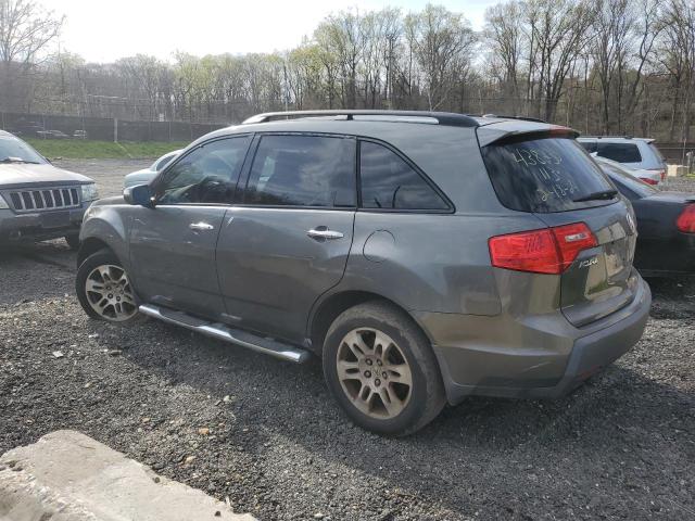 2HNYD28498H509905 - 2008 ACURA MDX TECHNOLOGY GRAY photo 2