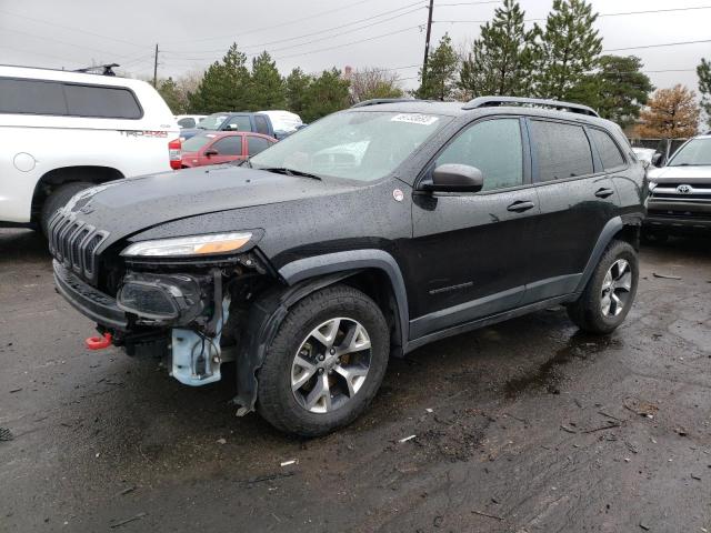 1C4PJMBS2GW241552 - 2016 JEEP CHEROKEE TRAILHAWK BLACK photo 1