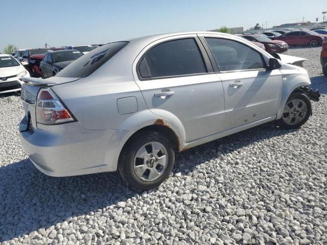KL1TD56697B049682 - 2007 CHEVROLET AVEO BASE Gümüş foto 3