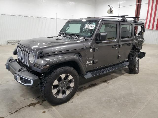 1C4HJXEG1NW176753 - 2022 JEEP WRANGLER U SAHARA GRAY photo 1