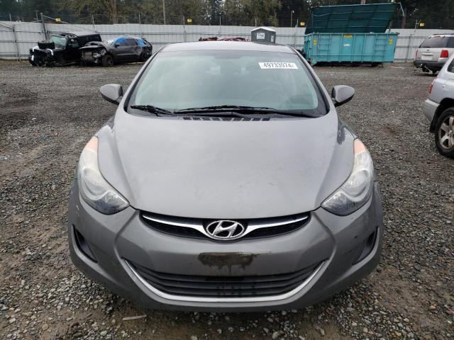 5NPDH4AE1DH342853 - 2013 HYUNDAI ELANTRA GLS GRAY photo 5