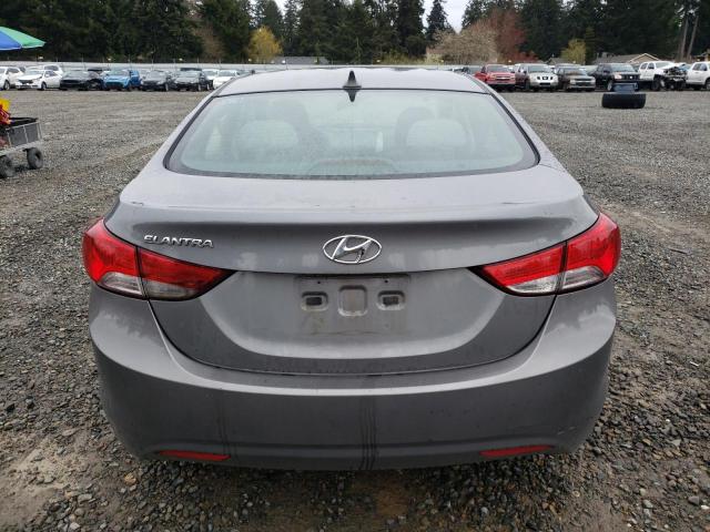 5NPDH4AE1DH342853 - 2013 HYUNDAI ELANTRA GLS GRAY photo 6