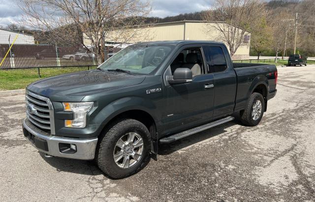 1FTFX1EG8FKD89453 - 2015 FORD F150 SUPER CAB GRAY photo 2