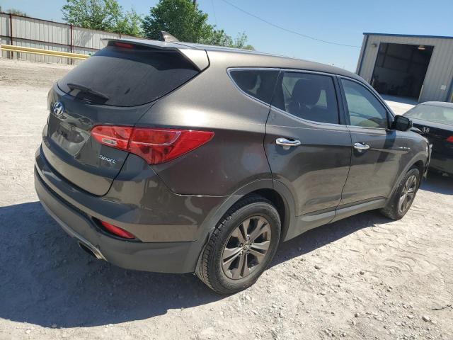 5XYZT3LB5DG002341 - 2013 HYUNDAI SANTA FE S GRAY photo 3