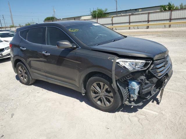 5XYZT3LB5DG002341 - 2013 HYUNDAI SANTA FE S GRAY photo 4