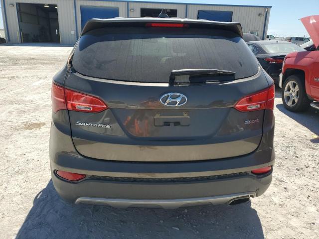 5XYZT3LB5DG002341 - 2013 HYUNDAI SANTA FE S GRAY photo 6