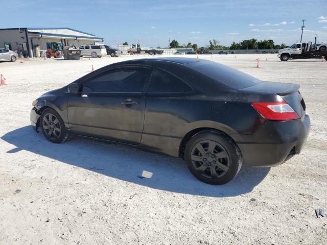 2HGFG12658H534116 - 2008 HONDA CIVIC LX BLACK photo 2