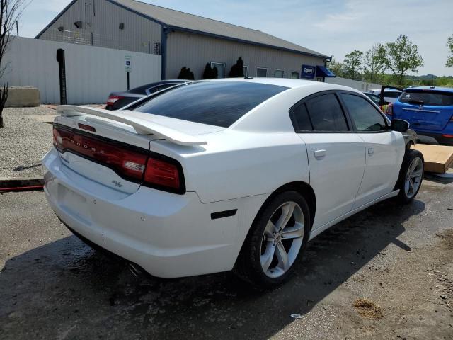 2C3CDXCT3EH338791 - 2014 DODGE CHARGER R/T WHITE photo 3