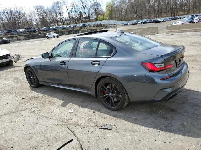 3MW5U9J09M8B53501 - 2021 BMW M340XI GRAY photo 2