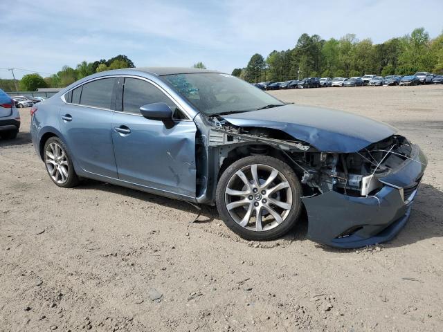 JM1GJ1W68E1140327 - 2014 MAZDA 6 GRAND TOURING BLUE photo 4