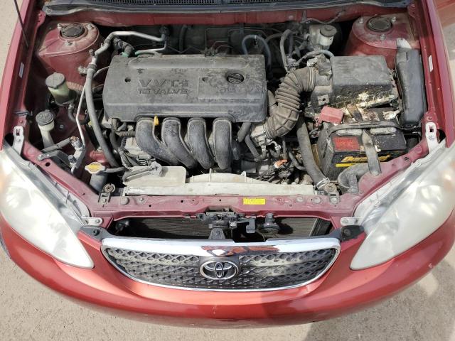 1NXBR32E08Z046548 - 2008 TOYOTA COROLLA CE RED photo 11