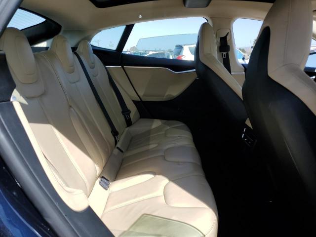 5YJSA1CN8DFP17627 - 2013 TESLA MODEL S Կապույտ լուսանկար 10