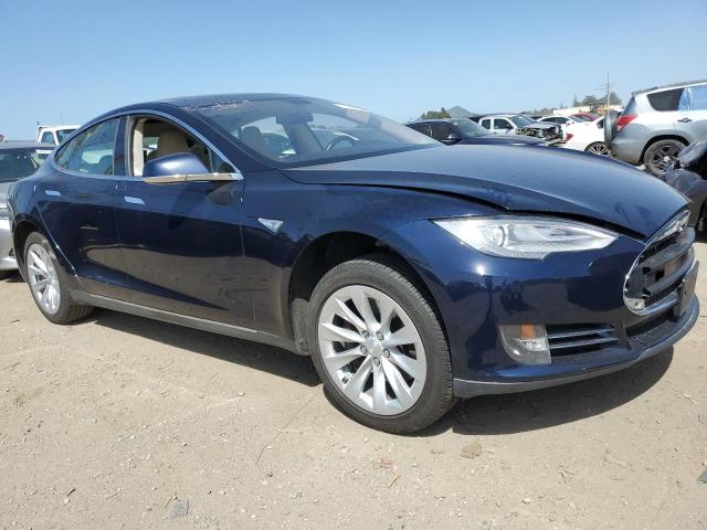 5YJSA1CN8DFP17627 - 2013 TESLA MODEL S Կապույտ լուսանկար 4