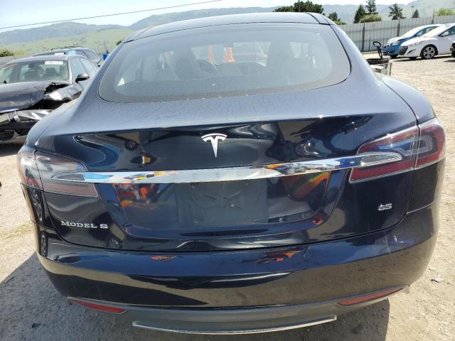 5YJSA1CN8DFP17627 - 2013 TESLA MODEL S Կապույտ լուսանկար 6