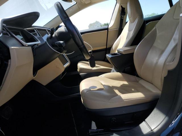 5YJSA1CN8DFP17627 - 2013 TESLA MODEL S Կապույտ լուսանկար 7