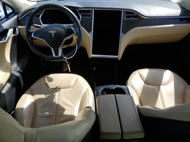 5YJSA1CN8DFP17627 - 2013 TESLA MODEL S Կապույտ լուսանկար 8