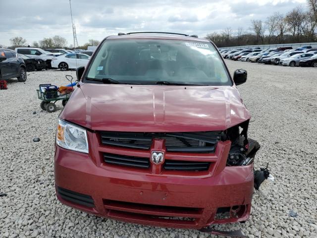 2D4RN3D16AR440179 - 2010 DODGE GRAND CARA HERO RED photo 5