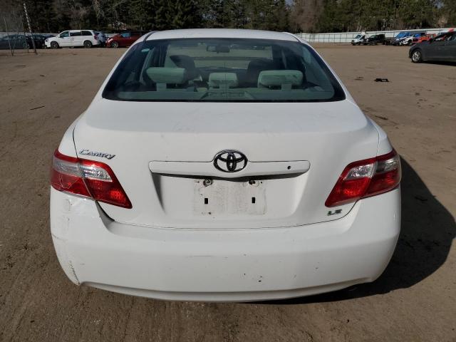 4T4BE46KX9R135603 - 2009 TOYOTA CAMRY BASE WHITE photo 6