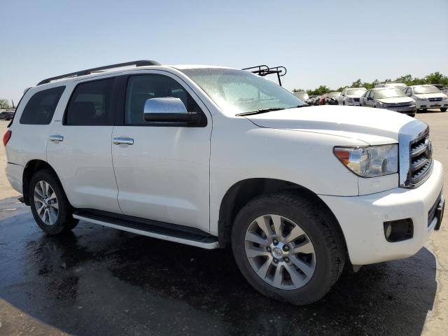 5TDKY5G10ES052598 - 2014 TOYOTA SEQUOIA LIMITED WHITE photo 4