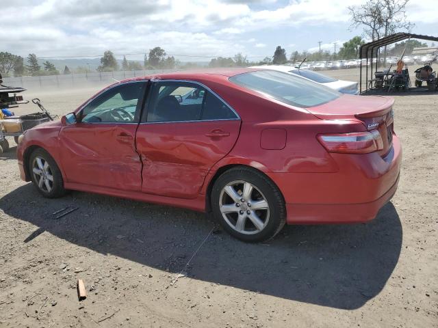 4T1BE46K57U102869 - 2007 TOYOTA CAMRY CE RED photo 2