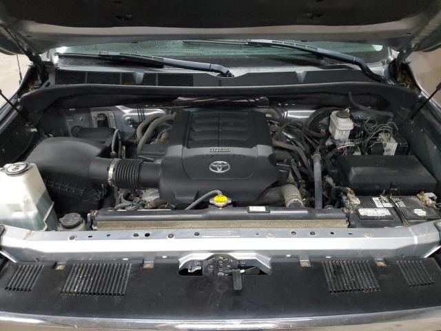 5TFUW5F18HX662053 - 2017 TOYOTA TUNDRA DOUBLE CAB SR/SR5 SILVER photo 11