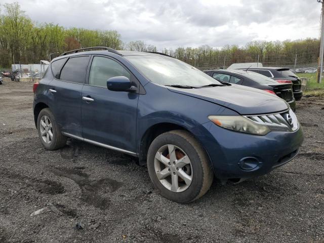 JN8AZ18W09W154196 - 2009 NISSAN MURANO S BLUE photo 4