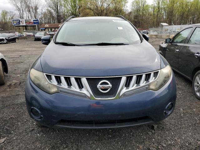 JN8AZ18W09W154196 - 2009 NISSAN MURANO S BLUE photo 5