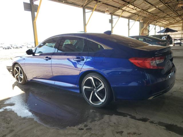 1HGCV2F37JA053948 - 2018 HONDA ACCORD SPORT BLUE photo 2