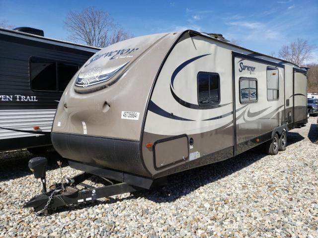 4X4TSVH22HL028834 - 2017 SURV CAMPER TAN photo 2