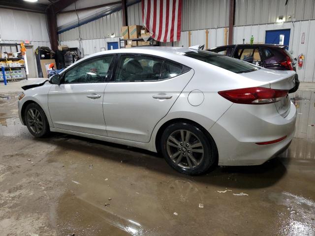 5NPD84LF9JH335912 - 2018 HYUNDAI ELANTRA SEL SILVER photo 2