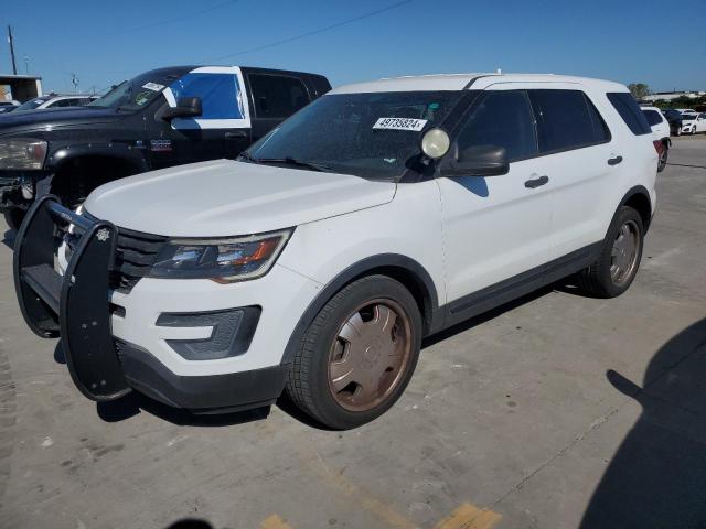 1FM5K8AR0GGB97017 - 2016 FORD EXPLORER POLICE INTERCEPTOR WHITE photo 1