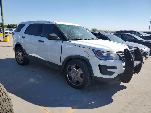 1FM5K8AR0GGB97017 - 2016 FORD EXPLORER POLICE INTERCEPTOR თეთრი ფოტო 4