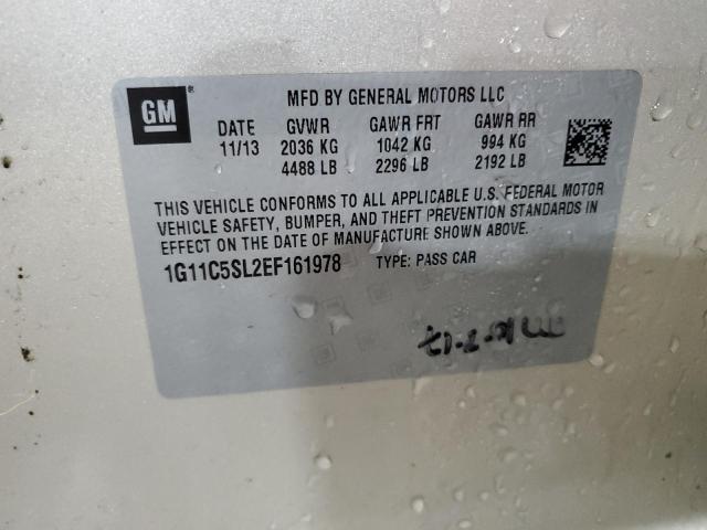 1G11C5SL2EF161978 - 2014 CHEVROLET MALIBU 1LT 金色 照片 13