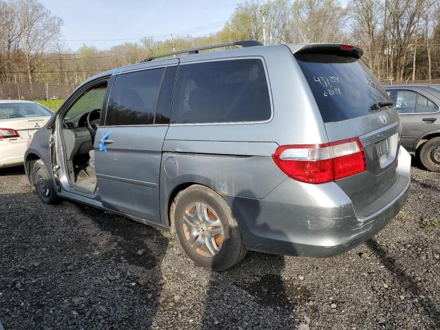 5FNRL38475B135220 - 2005 HONDA ODYSSEY EX GRAY photo 2