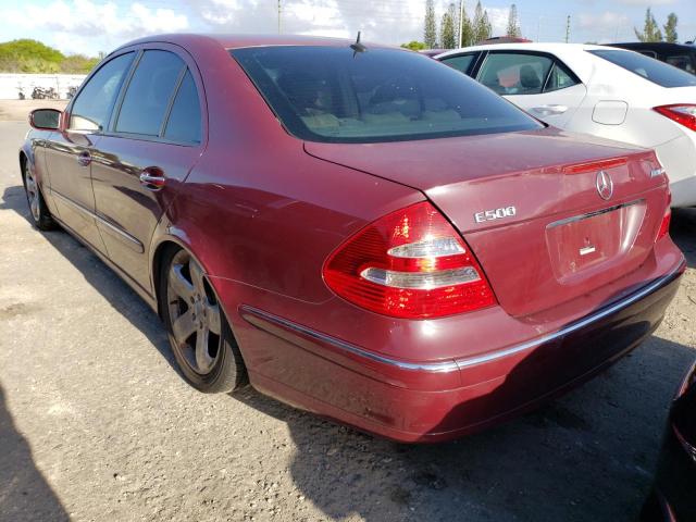 WDBUF70JX6A887710 - 2006 MERCEDES-BENZ E 500 MAROON photo 2