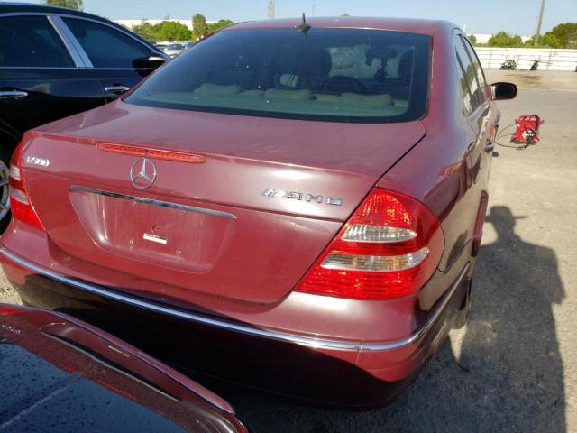 WDBUF70JX6A887710 - 2006 MERCEDES-BENZ E 500 MAROON photo 6