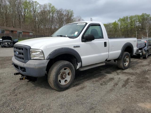 1FTWF31585EB79452 - 2005 FORD F350 SRW SUPER DUTY WHITE photo 1