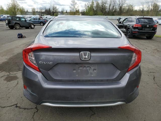 19XFC2F61LE209011 - 2020 HONDA CIVIC LX GRAY photo 6