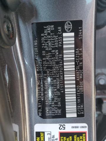 4T1T11AKXPU784718 - 2023 TOYOTA CAMRY SE NIGHT SHADE GRAY photo 13