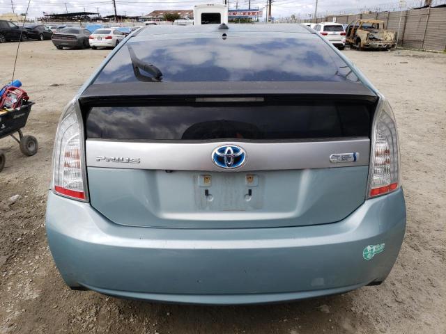 JTDKN3DP7D3039823 - 2013 TOYOTA PRIUS PLUG BLUE photo 6