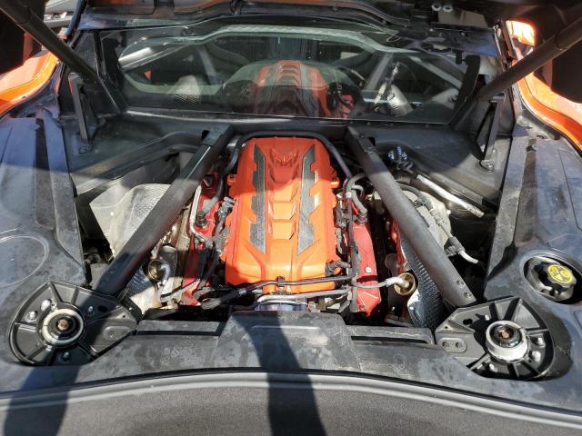 1G1YA2D48M5113060 - 2021 CHEVROLET CORVETTE STINGRAY 1LT ORANGE photo 11