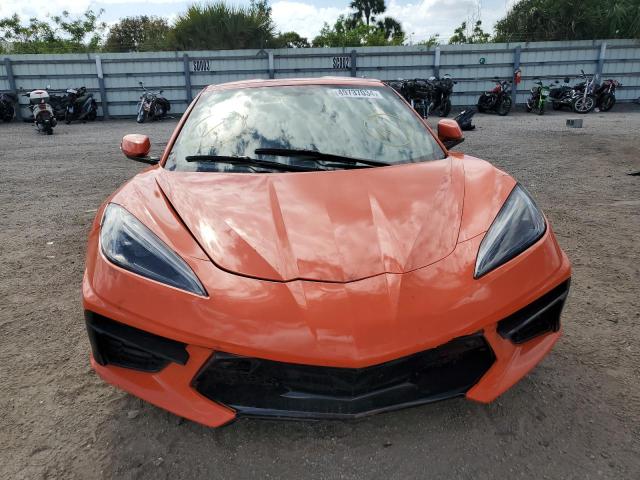 1G1YA2D48M5113060 - 2021 CHEVROLET CORVETTE STINGRAY 1LT ORANGE photo 5