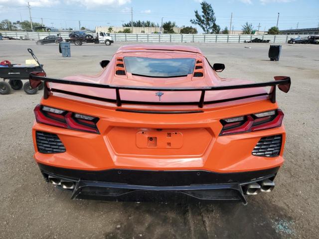 1G1YA2D48M5113060 - 2021 CHEVROLET CORVETTE STINGRAY 1LT ORANGE photo 6