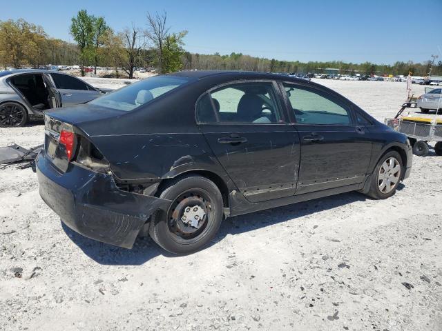 2HGFA16579H316991 - 2009 HONDA CIVIC LX BLACK photo 3