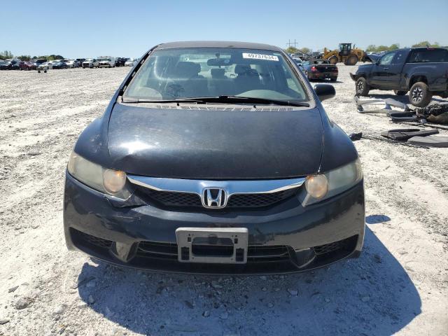 2HGFA16579H316991 - 2009 HONDA CIVIC LX BLACK photo 5