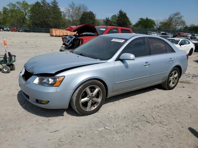 5NPEU46F47H209154 - 2007 HYUNDAI SONATA SE BLUE photo 1