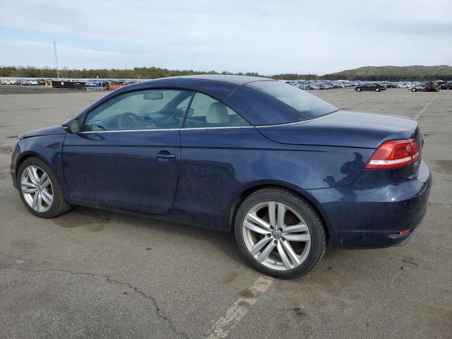 WVWFW7AHXCV002710 - 2012 VOLKSWAGEN EOS LUX BLUE photo 2