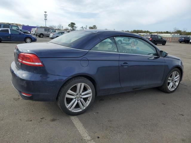 WVWFW7AHXCV002710 - 2012 VOLKSWAGEN EOS LUX BLUE photo 3