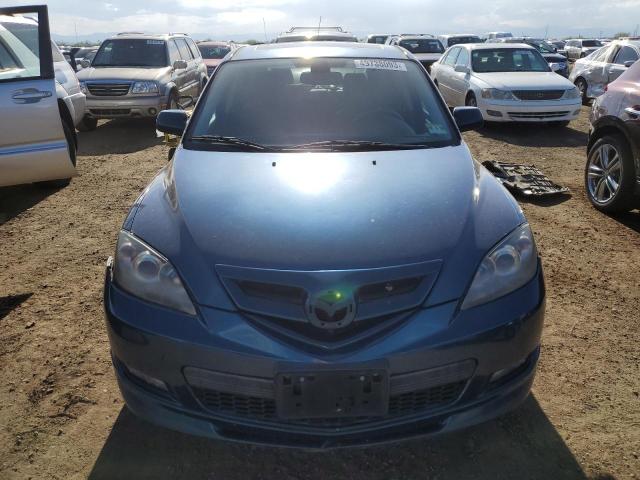 JM1BK343571711805 - 2007 MAZDA 3 HATCHBACK BLUE photo 5