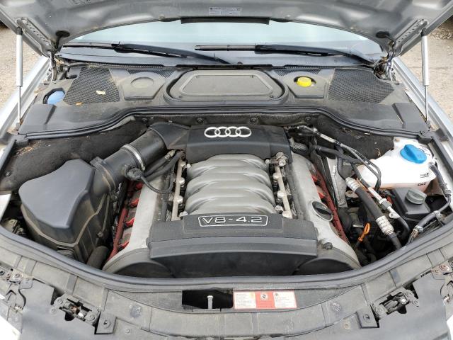 WAUML44E74N001383 - 2004 AUDI A8 L QUATTRO SILVER photo 11